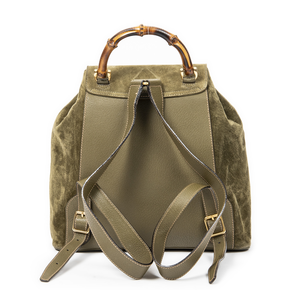 Gucci Large Bamboo Backpack - Picture 2 of 9